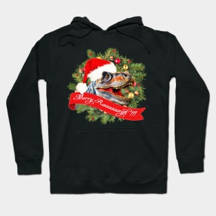 Christmas T-Rex Raaaaaaaargh!!! Hoodie